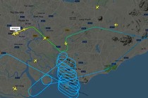 Bão số 9 khiến hàng chục máy bay đến TP.HCM phải bay vòng trên không