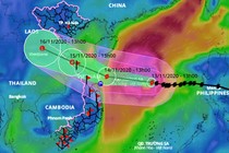 Bão số 13 bắt đầu giảm cấp