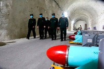 Hải quân Iran công bố video hệ thống hầm ngầm “thành phố tên lửa”