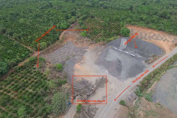 Đắk Lắk: Mỏ đá của Công ty Hoàng Vũ gây ô nhiễm môi trường 