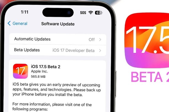Apple chính thức phát hành iOS 17.5 Beta 2, có nên cập nhật?