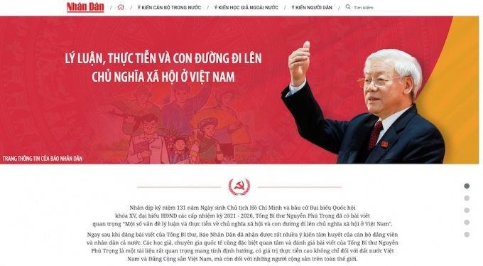 Chính thức ra mắt trang thông tin về bài viết của Tổng Bí thư ảnh 1