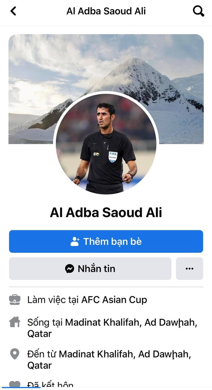 Cộng đồng mạng đã truy tìm facebook của trọng tài bắt trận bán kết Việt Nam và Thái Lan. ảnh 2 trong-tai-bat-tran-viet-nam.jpg