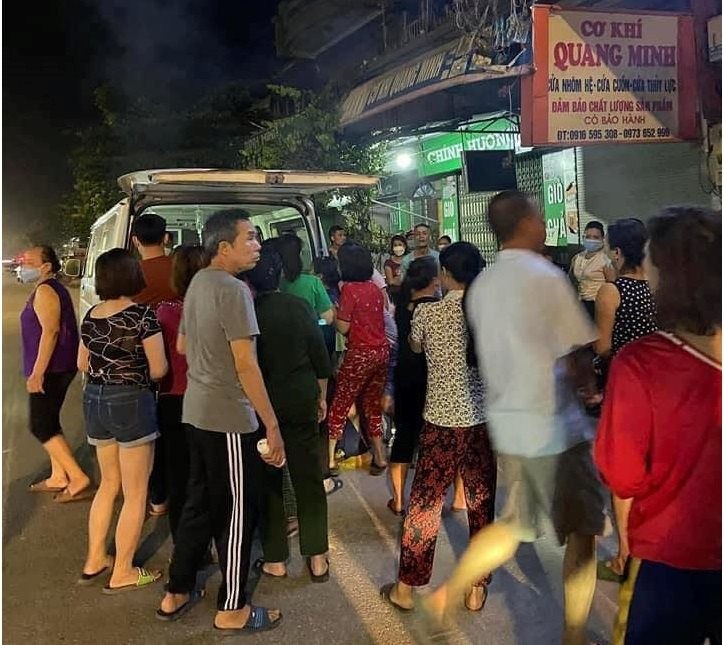 Hiện trường xảy ra vụ việc. Ảnh: FB. an-mang-bac-giang.jpg