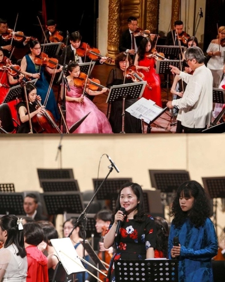 Chương trình giới thiệu về âm nhạc cổ điển, các tác phẩm, các loại nhạc cụ trong dàn nhạc và hoạt động tương tác trong buổi hòa nhạc. ảnh 3 hoa-nhac-1.jpg