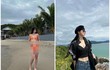 “Hot girl taekwondo” khoe bụng 6 múi bên bờ biển gây sốt MXH