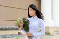 Tân Miss Grand Vietnam 2022 thời áo dài đến trường  