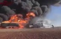Nga “thiêu sống” đoàn xe chở dầu lậu của phiến quân IS