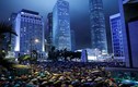 Hình ảnh hàng nghìn công chức biểu tình ở Hong Kong