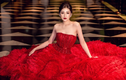 Á hậu Tú Anh diện váy đỏ rực xinh như công chúa