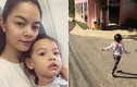 Phạm Quỳnh Anh cùng con gái đi du lịch đầu năm 2016
