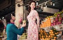 Hoa hậu Jennifer Phạm được bạn nhảy "cầu hôn" ở chợ Tết