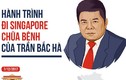 Ông Trần Bắc Hà đi Singapore chữa bệnh bằng đường nào?