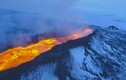 Ngắm dòng dung nham như kiệt tác từ núi lửa ở Iceland