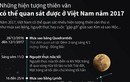 Top hiện tượng thiên văn kỳ thù nhìn thấy từ Việt Nam năm 2017