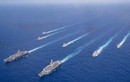 Tàu chiến Trung Quốc "bao vây" tàu sân bay của Mỹ ở Biển Đông