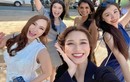 Đỗ Thị Hà nâng hạng nhan sắc ngày hội ngộ dàn đối thủ Miss World 2021