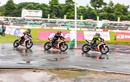 Dân chơi xe máy Honda đội mưa, "đua nóng" tại Đồng Tháp