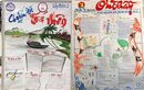 Ngày Nhà giáo Việt Nam xem lại báo tường nhớ thời xưa đi học
