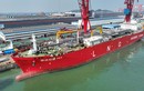“Soi” tàu tiếp nhiên liệu LNG lớn nhất thế giới vừa xuất xưởng
