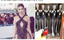 Váy phản cảm của Ngọc Trinh tại Cannes được nhái và bán trên mạng