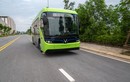 Xe buýt điện VinFast chính thức chạy thử nghiệm trên đường nội bộ