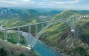 Ngắm cầu đường sắt qua sông cao nhất thế giới tại Ấn Độ