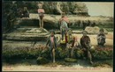 Chân dung cư dân Nam Bộ bưu thiếp tô màu đầu thế kỷ 20