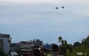 Máy bay chiến đấu Su-30MK2 thao diễn trên bầu trời Hà Nội