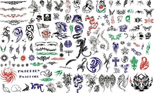 Những hình xăm được vẽ bằng bút bi đơn giản  How to make tattoo at home  with pen  YouTube
