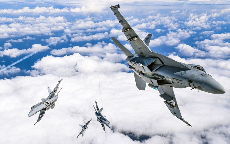 Tiêm kích FA-18E/F Super Hornet của Mỹ đã đủ lông đủ cánh