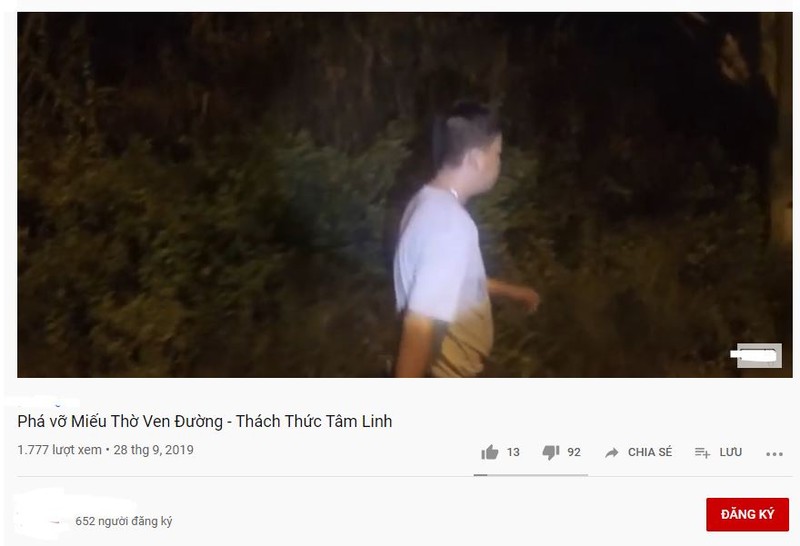 Them khat su noi tieng, Youtuber Viet gay phan no khi dong den tam linh