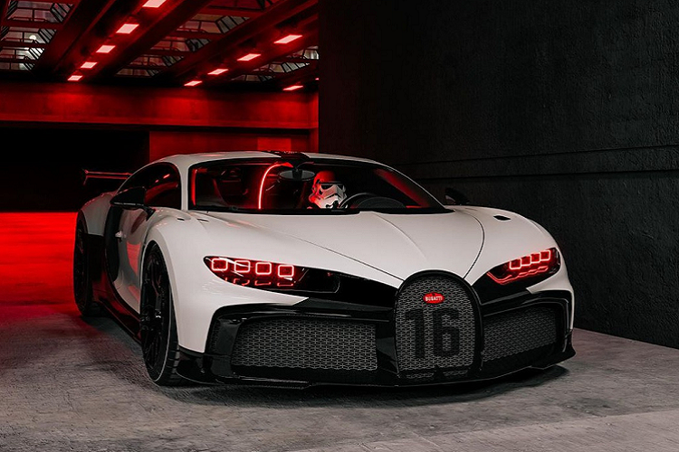 Siêu xe Bugatti Chiron Pur Sport hơn 3,5 triệu USD độ Star War