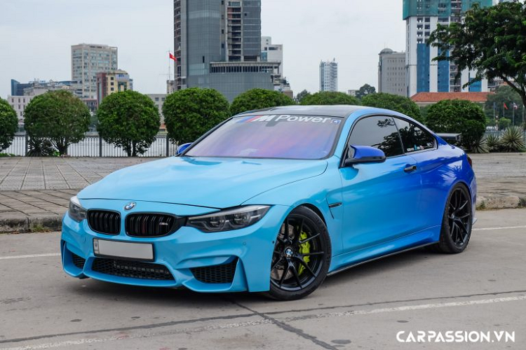 Ngắm BMW M4 thu hút với lazăng đỏ rực và hệ thống treo mới