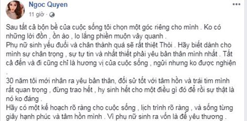 Ngoc Quyen len tieng sau thong tin ly hon chong Viet kieu-Hinh-2