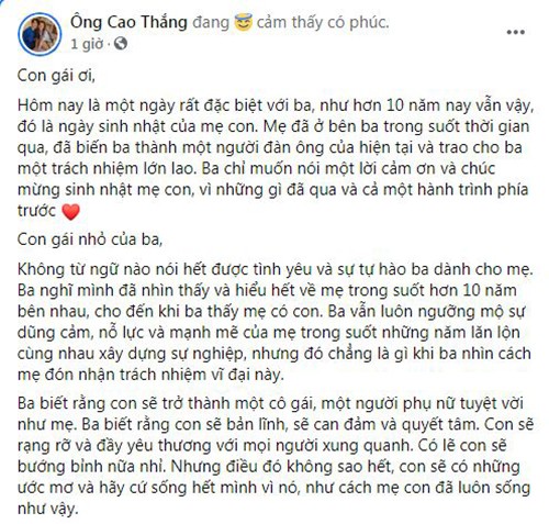 Ong Cao Thang tam su gay xuc dong voi con gai sap chao doi-Hinh-2