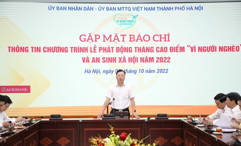 Ha Noi phat dong thang cao diem “Vi nguoi ngheo” nam 2022