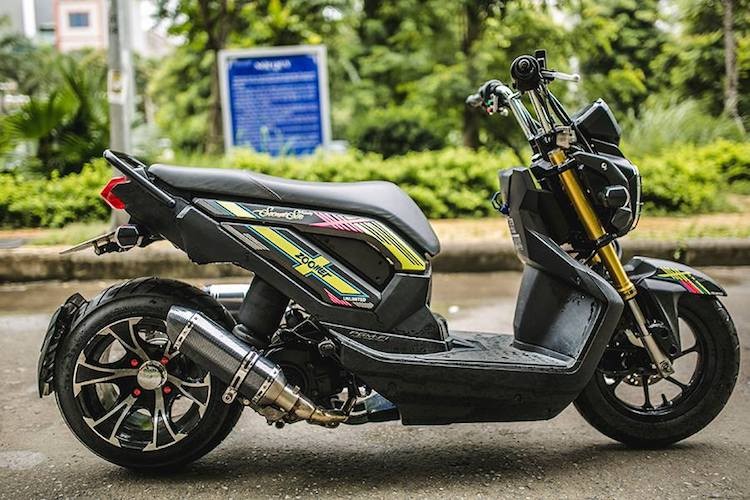 Honda Zoomer X độ mông to của dân chơi Hà Nội