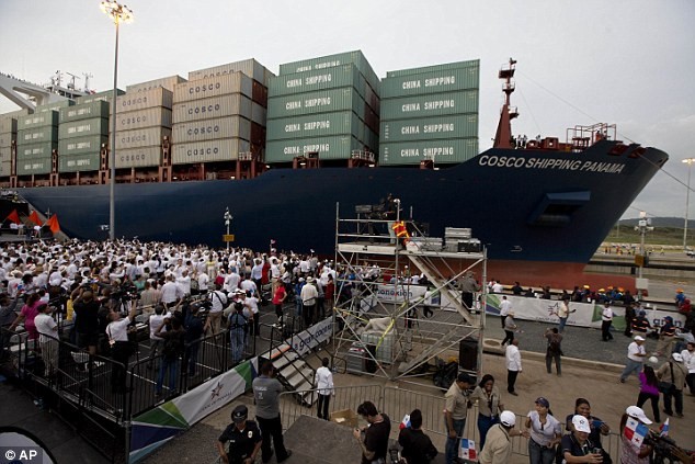 Kênh đào Panama chính thức mở cửa đón thế hệ tàu siêu tải trọng  Kinh tế   Vietnam VietnamPlus