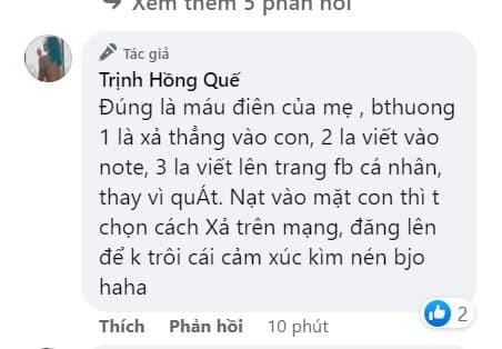 Hong Que gay tranh cai khi tuc gian, xe vo vi con gai viet xau-Hinh-2