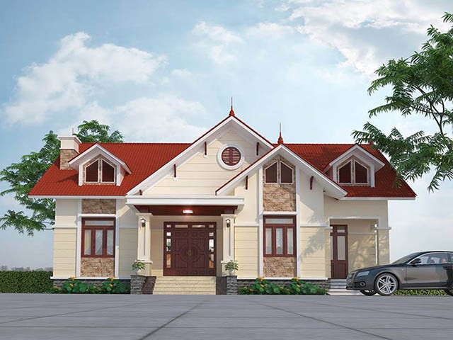 Nha cap 4 sieu sang, khong gian song chuan biet thu 5 sao-Hinh-4