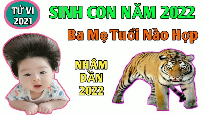 Bố mẹ tuổi này sinh con Nhâm Dần 2022 cực hợp làm gì cũng phát