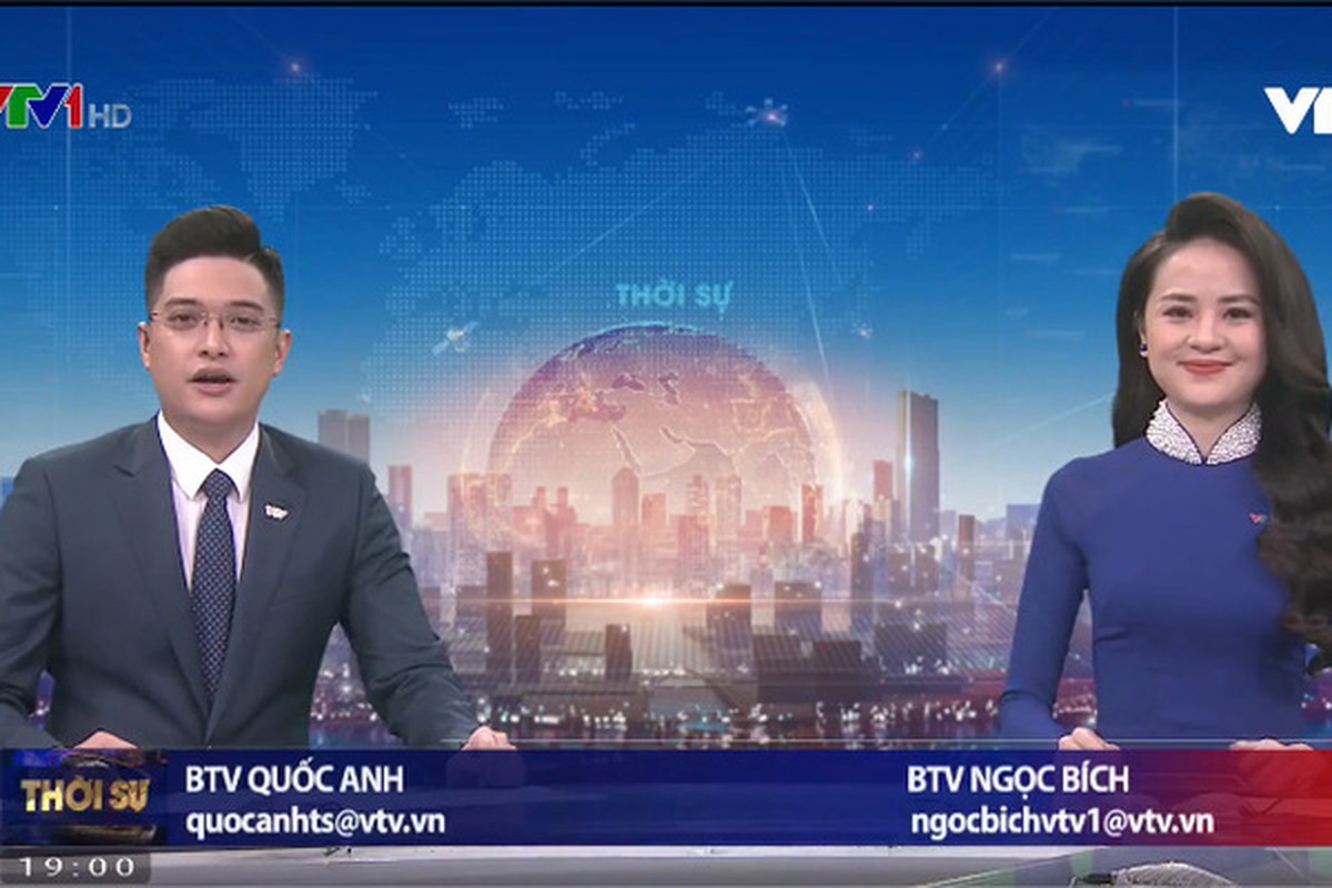 Nhan sac BTV Ngoc Bich vua len song Thoi su 19h VTV-Hinh-2
