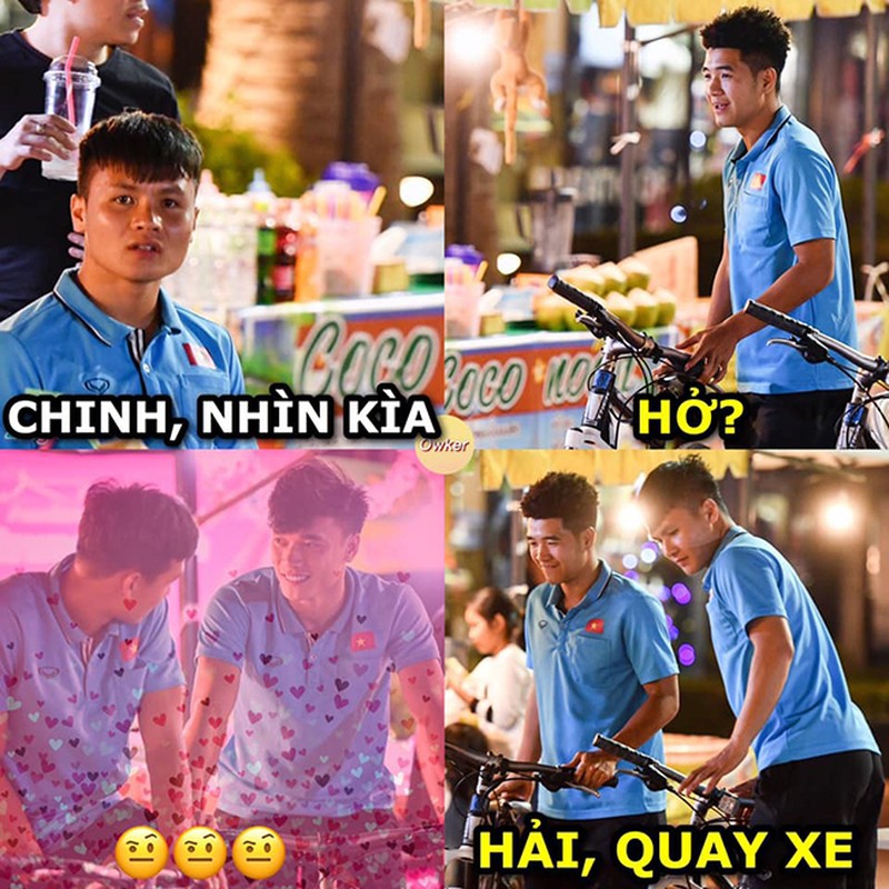 Quang Hai meo mat voi trao luu Hai, quay xe hot tren mang xa hoi-Hinh-4