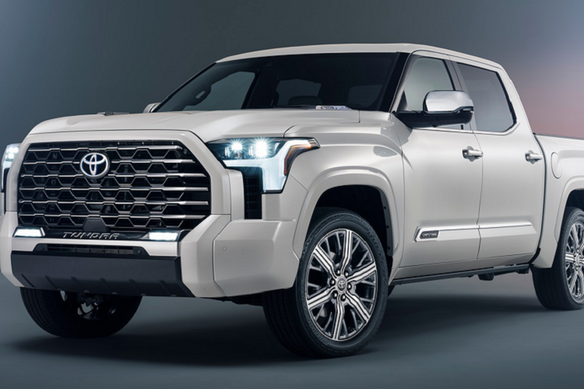 Toyota Tundra Capstone 2022 sang trọng, đối thủ GMC Sierra Denali