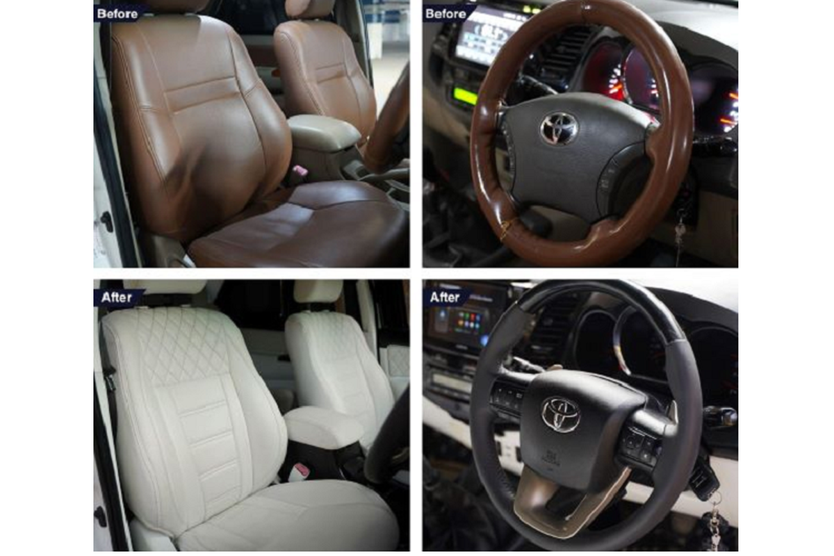 Toyota Fortuner đời đầu "cổ lỗ sĩ" độ xe dân chơi sang chảnh Lexus - Hình 4 Toyota Fortuner doi dau