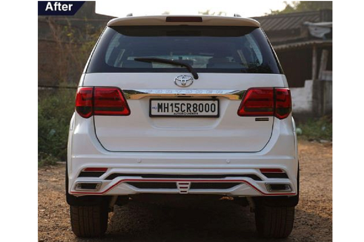 Toyota Fortuner đời đầu "cổ lỗ sĩ" độ xe dân chơi sang chảnh Lexus - Hình 7 Toyota Fortuner doi dau