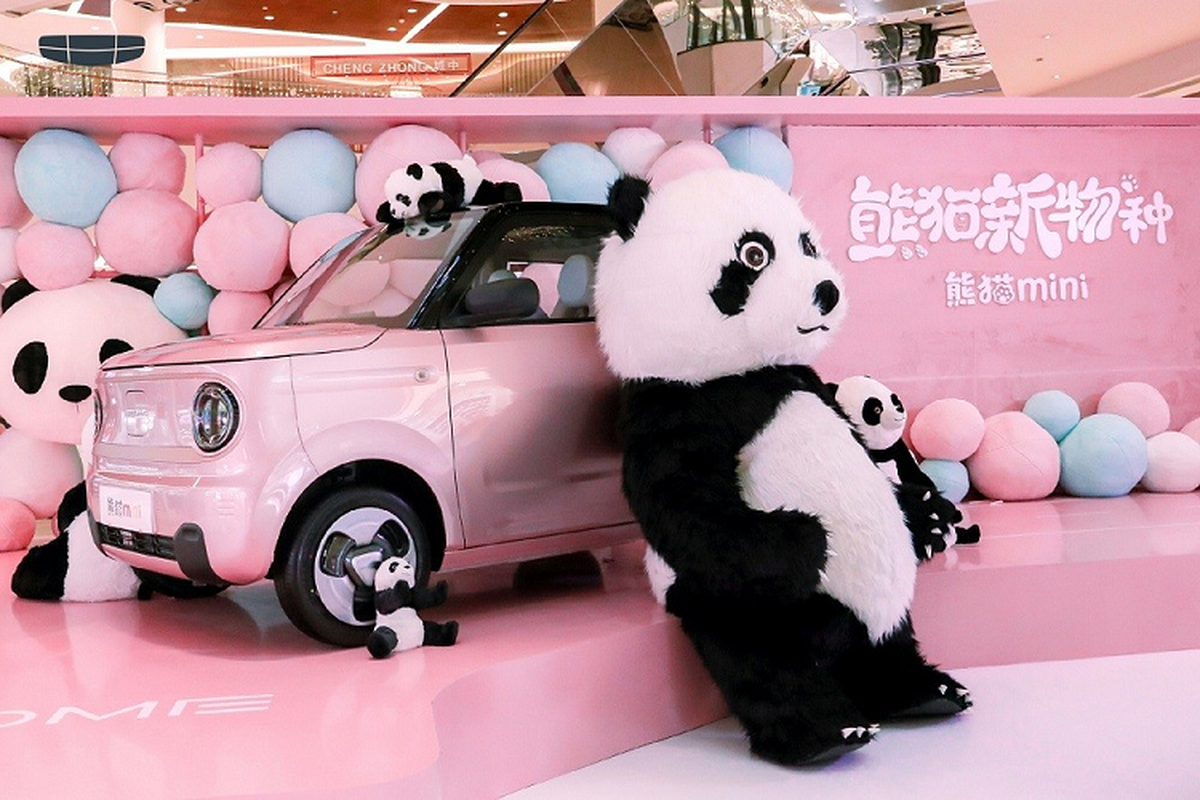 Geely Panda Mini EV - xe ôtô điện 4 chỗ siêu rẻ chỉ 135 triệu đồng - Hình 3 Geely Panda Mini EV - xe oto dien 4 cho sieu re chi 135 trieu dong-Hinh-3