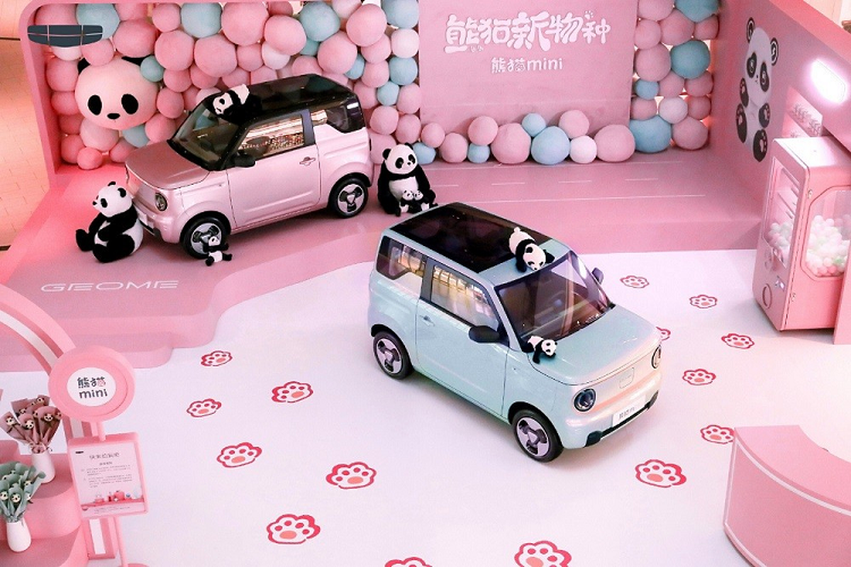 Geely Panda Mini EV - xe ôtô điện 4 chỗ siêu rẻ chỉ 135 triệu đồng - Hình 4 Geely Panda Mini EV - xe oto dien 4 cho sieu re chi 135 trieu dong-Hinh-4