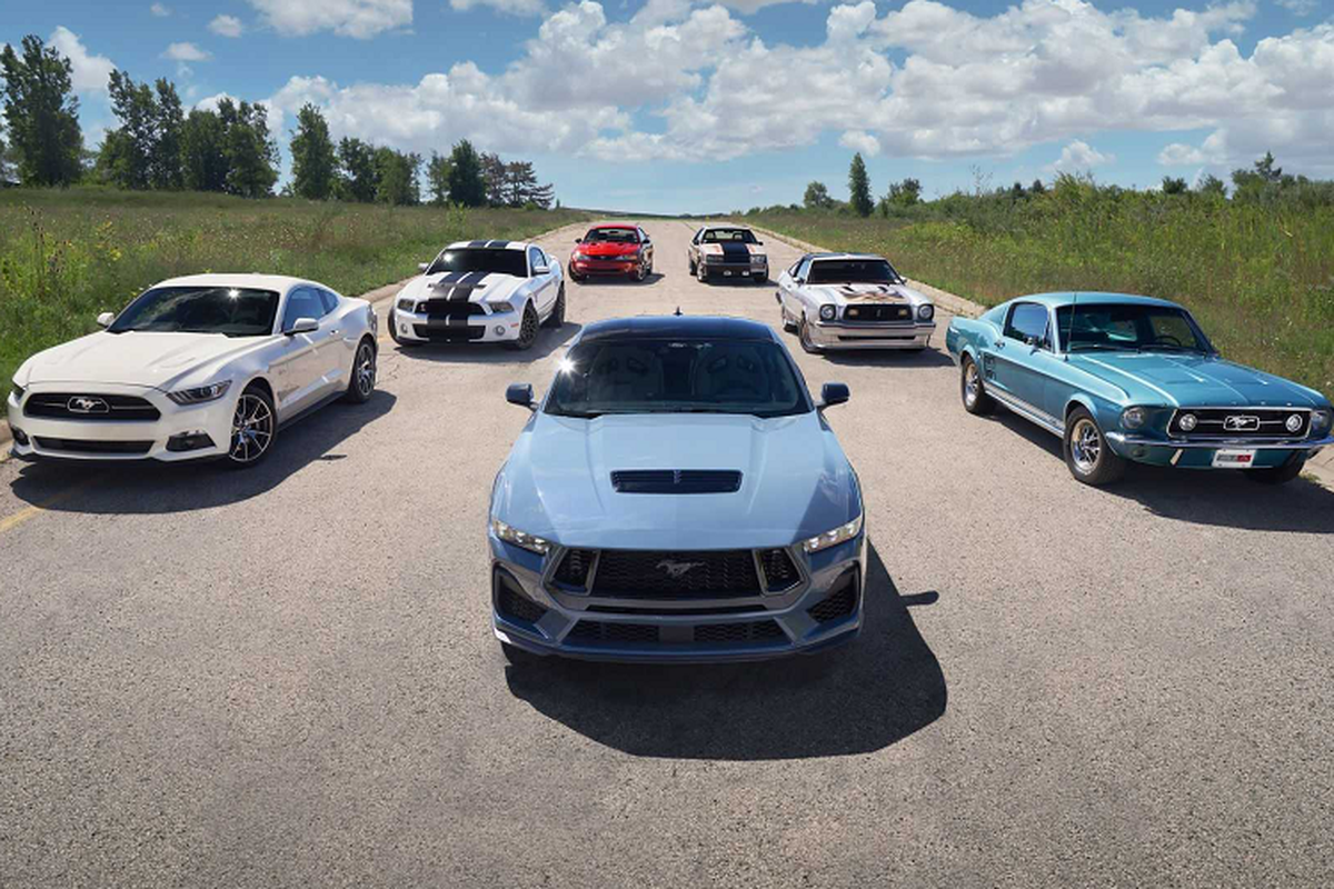 Ford Mustang Dark Horse 2024 mới sở hữu sức mạnh tới 500 mã lực - Hình 4 Ford Mustang Dark Horse 2024 moi so huu suc manh toi 500 ma luc-Hinh-4
